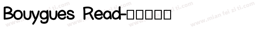 Bouygues Read字体转换
